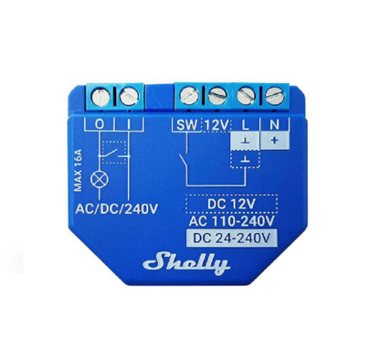 Shelly Smart Wi-Fi Relay Front