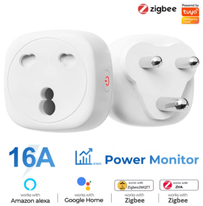 Zigbee 16A Smart Plug with Power Monitoring