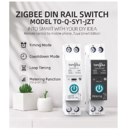 Zigbee Smart DIN Rail Switch