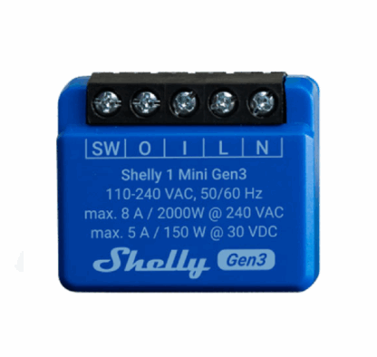 Shelly Smart Wi-Fi Mini Relay gen3 2