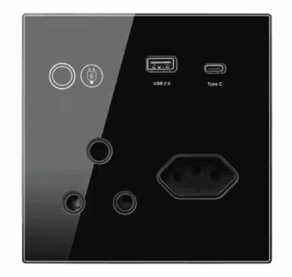 SmartPad Zigbee Plug Black