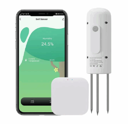 Zigbee Garden Soil Moisture & Temperature Sensor