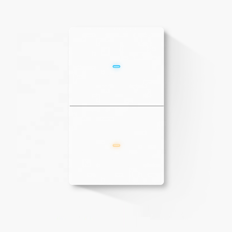 SmartPad Tactile Light Switch 2 Gang