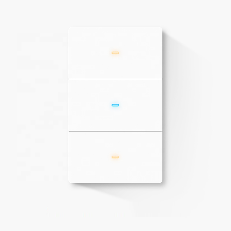SmartPad Tactile Light Switch 3 Gang