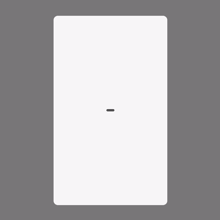 SmartPad Tactile Light Switch 1 Gang