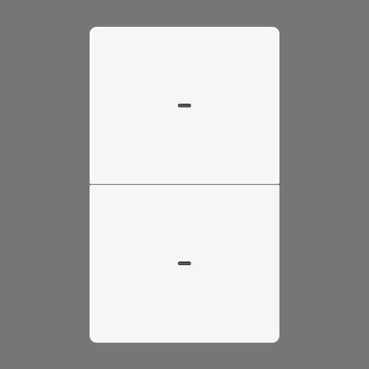 SmartPad Tactile Light Switch 2 Gang