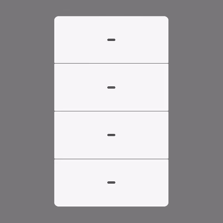 SmartPad Tactile Light Switch 4 Gang