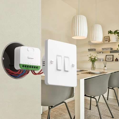 SONOFF MINI DUO 2-Gang Matter WiFi Smart Switch MINI-2GS compact dual channel module