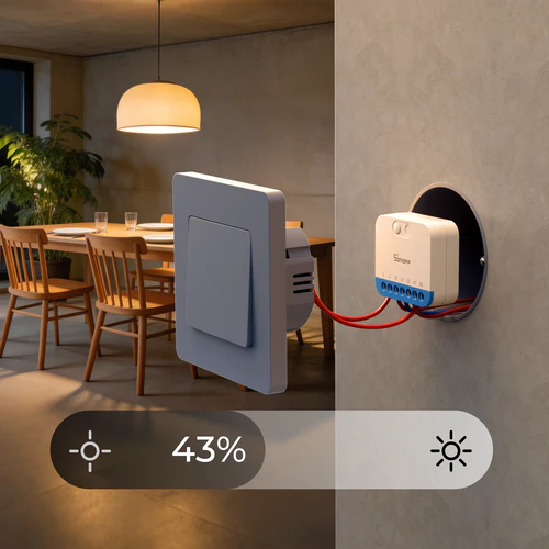 SONOFF MINI-ZBDIM Extreme Zigbee Dimmer Switch module compact design