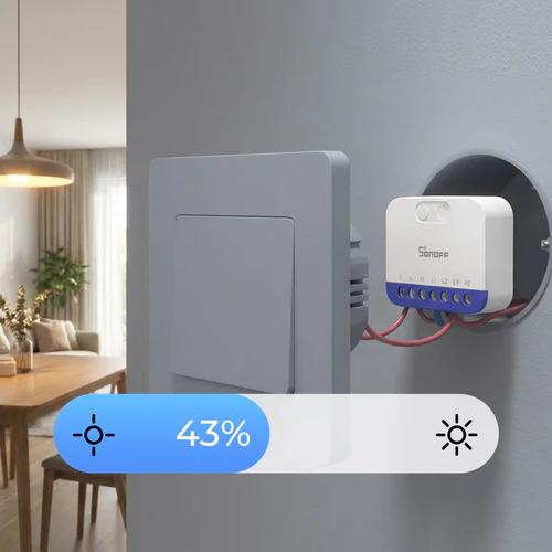 SONOFF MINI-DIM Matter Wi-Fi Smart Dimmer Switch for LED and incandescent lights