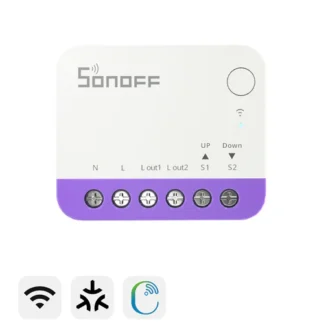 SONOFF MINI-RBS Smart Roller Shutter Switch for motorized curtains and blinds with percentage control