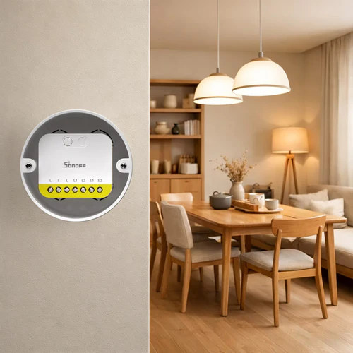SONOFF MINI DUO-L 2-Gang Zigbee Smart Switch No Neutral MINI-ZB2GS-L dual load relay
