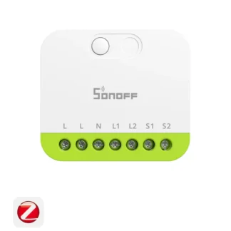 SONOFF MINI DUO 2-Gang Zigbee Smart Switch MINI-ZB2GS dual load relay for smart lighting