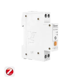 SONOFF BASIC-ZB1GSP Zigbee DIN rail smart switch 32A with energy monitoring front view